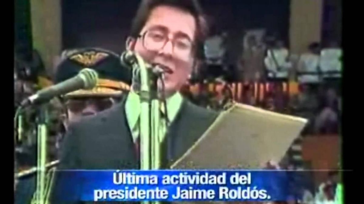 Jaime Roldós Aguilera discurso Estadio Olímpico Atahualpa